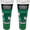 Acan Tradineur - Pack de 2 tubos de masilla flexible, encolar muebles y piezas de madera, soportes absorbentes, uso exterior, albañilería, bricolaje - 150 g