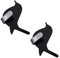 PRETYZOOM 4piezas Ganchos Adhesivos Inoxidable Forma De Pájaro Sin Clavos Multifuncionales Para Decoración y Organización