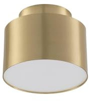 Lindby LED Aufbauleuchte gold Ø 11 cm, Aufbaustrahler Deckenspot 15W Deckenaufbauspot Deckenstrahler Deckenlampe Strahler Spot Downlight