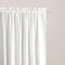 ROOM99 Vorhang mit Kräuselband Aura 180 x 250 cm Breite x Höhe Schiebegardinen Modern Curtain Wohnzimmer Schlafzimmer Ecru, 1 Stück
