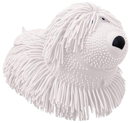 leryveo TPR Stress Pinch Joy | Haare Ziehendes Fidget Toys | Pull Langhaariger Hund Haarball Sensory Toys zum Stressabbau | Pinch Squishy Spielzeug für Kinder und Erwachsene