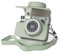 MUZIRI KINOKOO Housse pour Fuji Instax Wide 400 en Cuir PU Compatible avec Appareil Photo pour Instax Wide 400, étui de Protection pour Appareil Photo instantané Wide 400 avec Bandoulière - Vert
