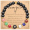 HMOOY Sternzeichen Naturstein-Armband für Männer Frauen, 12 Konstellation echte 8mm große Natursteinperlen und Kristall Himmels Astrologie Schmuck Aufmunternde Motivationsgeschenke (Skorpion)