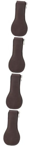 SAFIGLE 4pcs Watch Straps Box for Men Women Smart Watch Case Pouch Durable Leather Shockproof Compact Size