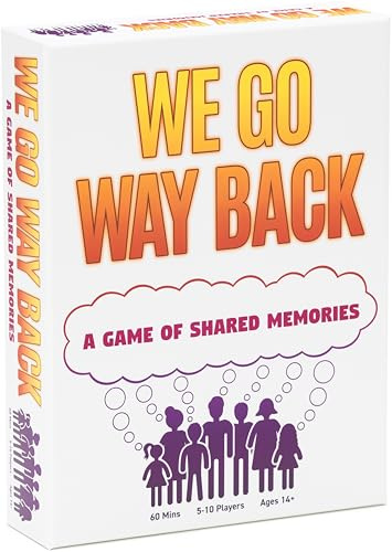 Lost Boy Entertainment We Go Way Back - Board Games - Give Clues, Cues, And Codes - Best Friend Game - Know Your Family And Friends | Family Fun - Game Night - For Family and Friends