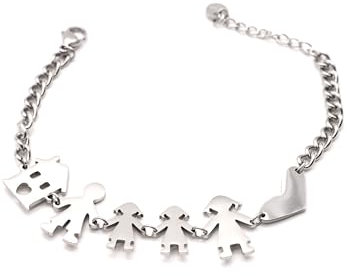 Bracciale famiglia - Braccialetto della famiglia - Crea il tuo bracciale della famiglia