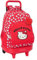 safta Hello Kitty Iconic Großer Rucksack mit Rädern, kompakt, abnehmbar, ideal für Kinder verschiedener Altersgruppen, bequem und vielseitig, Qualität und Widerstandsfähigkeit, 33 x 22 x 45 cm,
