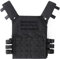 Lishuyeh Airsoft Weste Schaumstoffgepolsterte schützende Paintball-Spielweste Leichte atmungsaktive Outdoor-Sportweste Verstellbare Molle-Weste für Outdoor-Training Cosplay-Kostüme (Schwarz)