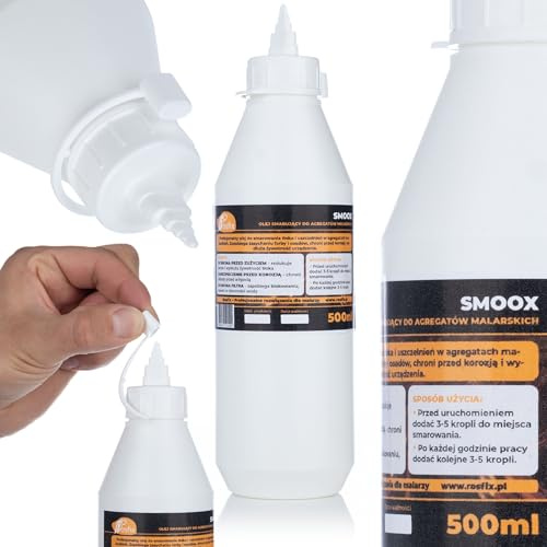 Rosfix Schmieröl für Farbspritzgeräte 500ml Kompatibel mit Graco und Wagner