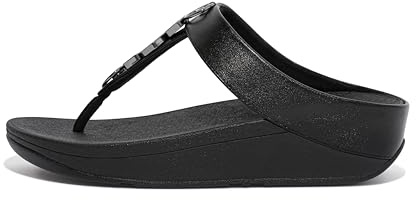 Fitflop Damen Fino Stone Trim Toe-post SandalsSandale