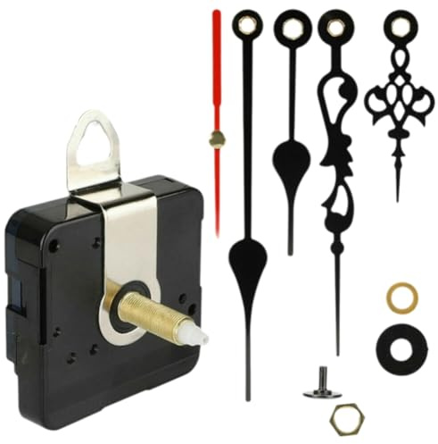 Fangxuee 31MM Long Shaft DIY Quartz Clock Movement Mechanism Hands Kit Wall Quartz Clock Repair Tool Parts Replacement Hot 1Pcs