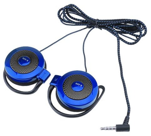 Clip On Kabel -Ohrhörer - Kabel - -Clip -Kopfhörer | 3,5 Mm Stereo -Ohrhaken -Ohrhörer | Verwendung Für MP4 -Spieler, Spiele Und Aktivitäten Im Freien | Sichere Passform Für Bewegung, Joggen, Wande