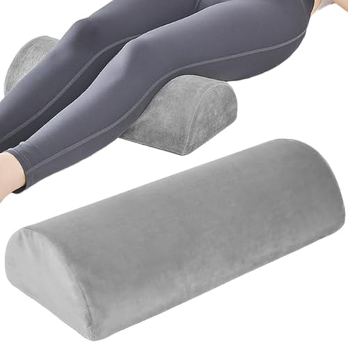 ASOUUNLD Halbmond Kniekissen Orthopädisch aus Memory Schaum 42 cm | Ergonomisches Lagerungskissen zur Entlastung von Knie, Rücken und Beinen,Abnehmbar & waschbar für Seiten- und Rückenschläfer