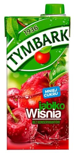 Tymbark - Kirsch-Apfel Fruchtgetränk // Tymbark Jablko -Wisnia 1l