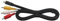 Sony VMC15MR2.SYH 1.5m AV Cable - Black
