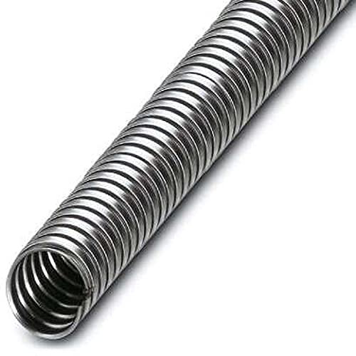 PHOENIX CONTACT WP-STEEL S 21 Edelstahl-Schutzschlauch, 10m Länge, 21mm Durchmesser