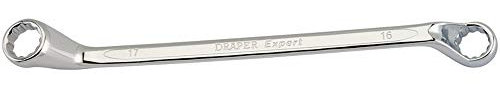Draper 55691 7105MM Expert Hi-Torq Deep Offset Ring Spanner, 16mm x 17mm , Blue