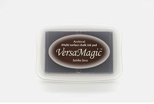 Tsukineko Versamagic Chalk-Finish Ink Pad - Jumbo Java