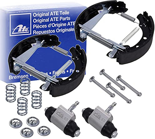 1x Bremsbacken Bremsbackensatz Original ATE TopKit inkl. Zubehör 2x Radbremsyzlinder hinten