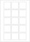MADE IN GERMANY 150 Etiketten 50 x 50 mm weiß permanent klebend auf Bogen A4 (10 Bögen x 15 Etik.) CS Label – Universaletiketten zum Beschriften und Bedrucken