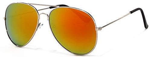 4sold Joven Gafas de sol Kids en muchos combinaciones clásica Pilot Gafas unisex gafas de sol multicolor (Espejo Púrpura)