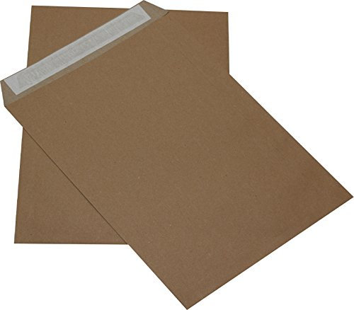 40 St. Versandtaschen DIN C3 braun 110 gr. Kuvert 324 x 458 mm Haftklebend Briefumschläge HK