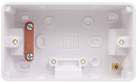 Schneider Electric Lisse 2-Gang Surface Pattress, 40 mm