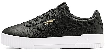 PUMA Women's Carina Lux L Trainers, Puma Black-Puma Black, 6 UK