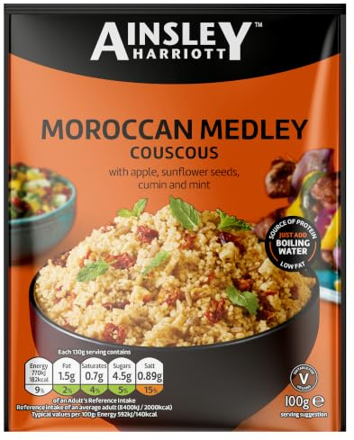 Ainsley Harriott Moroccan Medley Couscous, 100 g, Pack of 12