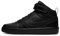 NIKE Court Borough Mid 2 (GS), Scarpe da Basket, Nero, 36 EU