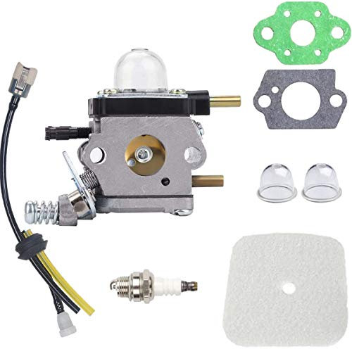 ZAMDOE C1U-K54A Vergaser für 2-Takt Mantis 7222 7222E 7222M 7225 7230 7234 7240 7920 7924 Pinne, für Echo TC-210 HC-1500, mit Luftfilter Dichtungen Zündkerze Kraftstoffleitung