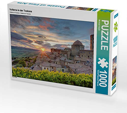 CALVENDO Puzzle Volterra in der Toskana 1000 Teile Lege-Größe 64 x 48 cm Foto-Puzzle Bild von Michael Valjak