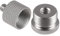 SAVITA Mikrofonstativ-Adapter-Kit enthält 1 Stück 1/4 bis 5/8 Schraubgewinde-Adapter 1 Stück 5/8 bis 1/4 Schraubgewinde-Adapter Stativ-Schraubadapter für Kamera-Monitor-Mikrofonständer (Silber)