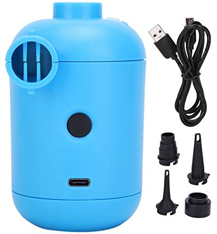 Niiyen Elektrische Luftpumpe, HT-426 USB Universal DC 5V Inflator mit hoher Tragbarkeit und großem Funktionsumfang für pneumatische Boote aufblasbares Bettsofa