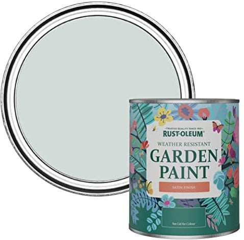 Rust-Oleum Grey Mould-Resistant Garden Paint In Satin Finish - Dove 750ml