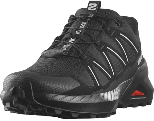 Salomon Speedcross Peak Herren Trail-Laufschuhe, Präzise Passform, Geländegängiger Schutz, Aktiver Grip, Black, 46