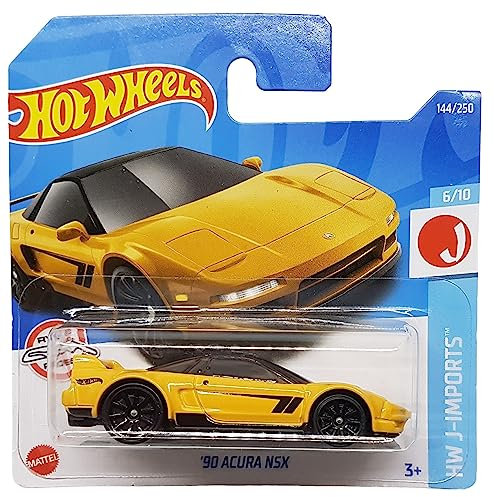 Hot Wheels - ´90 Acura NSX - HW J-Imports 6/10 - HCX58 - Short Card - gelb - Ryu´s Rides - Mattel 2022