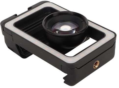 100mm Phone Macro Lens Universal Clip 4K HD Portable Phone Camera Macro Lens with LED Fill Light