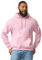 TICTEX Felpa Uomo con Cappuccio | Hoodie Uomo con Miscela Pesante e vestibilità Comoda | Ideale per la Vita Quotidiana e Lo Sport | Felpa Cappuccio Uomo | Light Pink, M