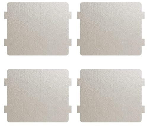 PHCOZY 4 Pcs Placa de Mica para Reparación de Microondas, Placa reemplazo Reparación de Accesorios(11x10cm)