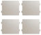 PHCOZY 4 Pcs Mikrowelle Glimmerplatte glimmerscheibe Universal Reparatur Teil für Hauptküche Mikrowelle(11x10cm)