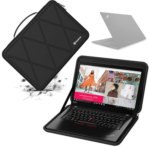 Smatree Hard Eva Schutzhülle Tasche Kompatibel für 13 Zoll Lenovo ThinkPad X13s Laptop, für Lenovo Yoga Book 9i, für Yoga Slim 7i Carbon Gen 8 Notebook Tasche (X8023)