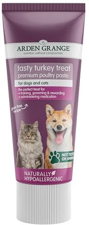 Arden Grange Tasty Turkey Treats for Cats and Dogs, Brown, 75 g (Pack of 12)