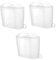 ibasenice 3St milk storage bags isoliertasche für babyflaschen Lebensmittelbehälter Lebensmittelbeutel Gemüsebeutel Mikrowellen-Dampfbeutel Früchte und Gemüse Desinfektionsbeutel Öko-Tasche