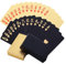 Carte Da Magia Cartepoker,Carte Da Poker In Plastica, Carte Da Gioco D'oro,2 Carte Da Gioco Nero E Oro, Plastica Impermeabile Playing Cards, Novità Poker, Strumenti Per Famiglie, Giochi Di Carte.