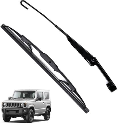 Pyaio Auto Heckscheibenwischer Scheibenwischer,für Suzuki Jimny 2019 2020 2021 2022 2023 2024 Naturkautschuk Heckscheibenwischerarm Set Heckwischerarm Ersatz