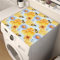 Highdi Tappetino Antiscivolo Copri Lavatrice Coperchio Antipolvere Lavabile per Lavatrice Asciugatrice per Copertura Frigorifero Protezione Superiore (Miele,60 * 60cm)