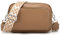 LUXCAELY Umhängetaschen Damen Schultergurten Damen Leder Bauchtasche Damen Crossbody Bag Damen Mode Hüfttaschen Breitem Schultergurt - Kamelfarbe