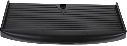DIYEAH Keyboard Tray Under Desk Slide Out Drawer for Keyboard Sturdy Keyboard Stand PP Material Office Desk Accessory Easy to Use