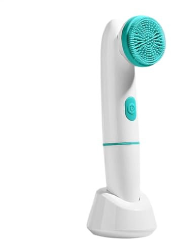 Facial Cleansing Brush - Electric Face Scrubber | Deep Cleansing Facial Brush, Face Massager with 2 Heads, Rechargeable Skin Care Tools Waterproof for Facial Cleansing